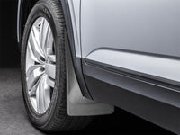 WeatherTech 18-24 Volkswagen Atlas / 20-24 Atlas Cross Sport Front No Drill Mudflaps - Black