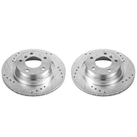 Power Stop 14-16 BMW 228i Rear Evolution Drilled & Slotted Rotors - Pair