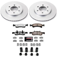 Power Stop 02-06 Ford Expedition Front Z36 Coated Truck & Tow Brake Kit
