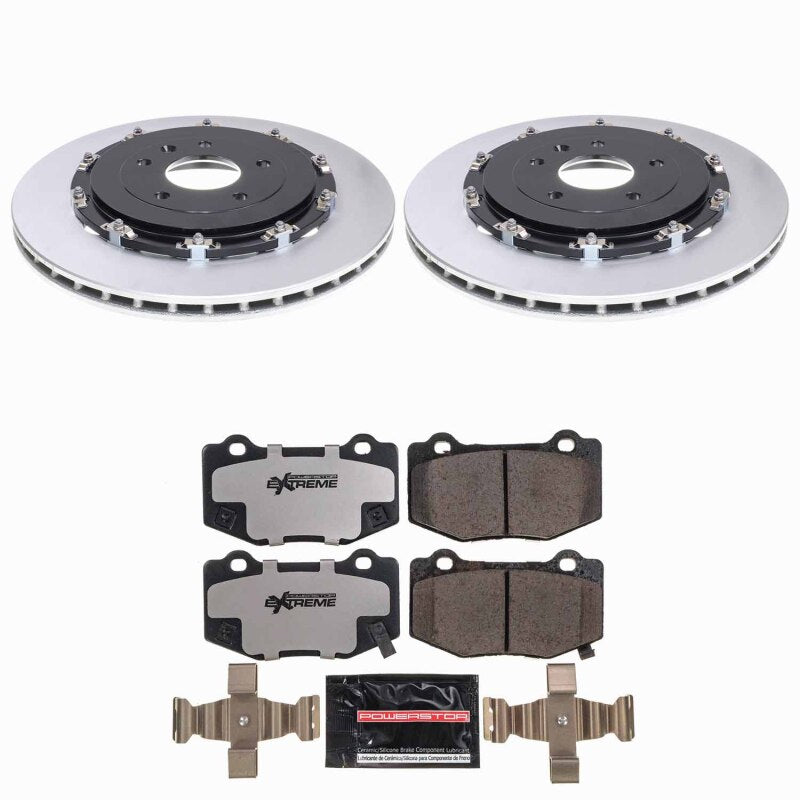 Power Stop 15-19 Chevrolet Corvette Rear Z26 Coated Truck & Tow Brake Kit