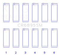 King Engine Bearings Ford Ecoboost 3.5L V6 (Size +0.25mm) Connecting Rod Bearing Set