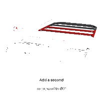 Go Rhino SRM300 20in. Center Rack Extender Leaf - Single Extension - Tex. Blk