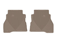 WeatherTech 2020+ Jeep Gladiator Rear Rubber Mats - Tan