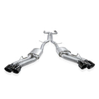 Stainless Works 22-25 Cadillac CT5-V Blackwing Catback Exhaust - Black Chrome Tips