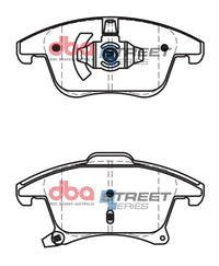 DBA 14-19 Ford Fusion Hybrid Street Series Front Brake Pads