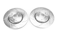 Power Stop 14-19 Acura RLX Front Evolution Drilled & Slotted Rotors - Pair