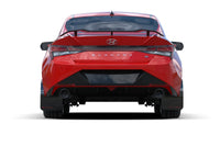 Rally Armor 22-23 Hyundai Elantra N & N Line Black UR Mud Flap w/Light Blue Logo