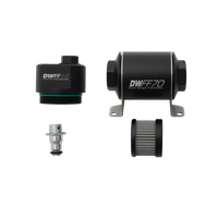 DeatschWerks DWFFR-X 70mm Billet Fuel Filter Regulator - 10 Micron
