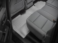 WeatherTech 14-15 Chevy Silverado 1500 Rear FloorLiner - Grey (Fits w/OEM Rear Under Seat Storage)