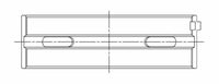 ACL Toyota/Lexus 2JZGE/2JZGTE 3.0L 0.025 Oversized High Performance Main Bearing Set - CT-1 Coated