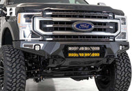 Addictive Desert Designs 17-20 Ford Super Duty Bomber Front Bumper w/ Mounts For 20in Light Bars