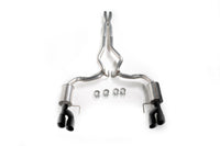 Roush 18-23 Mustang 5.0L V8 Black Tip Cat Back Exhaust Kit (Quad Tip Non-Active)