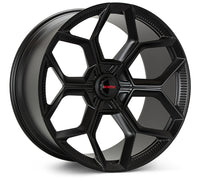 Vossen x Novitec NL5-5L 21x12.5in - 5x112 BP - ET43 - Satin Black Lamborghini Huracan Rear Wheel
