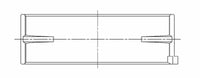 ACL Nissan SR20DE/DET GTiR 0.025mm Oversized High Performance Main Bearing Set - 5 oil holes in uppe