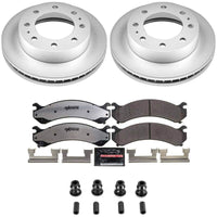 Power Stop 02-04 Chevrolet Avalanche 2500 Front Z36 Coated Truck & Tow Brake Kit