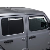 Putco 20-21 Jeep Gladiator JT/JL Element Chrome Window Visors (Set of 4)