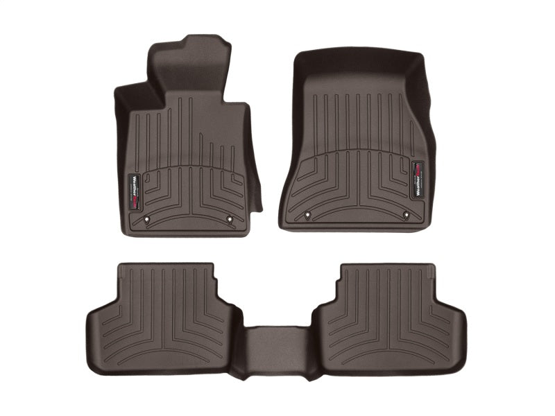 WeatherTech 2017+ BMW 5-Series Front And Rear FloorLiner - Cocoa (xDrive Only - Does Not Fit RWD)