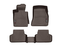 WeatherTech 2017+ BMW 5-Series Front And Rear FloorLiner - Cocoa (xDrive Only - Does Not Fit RWD)