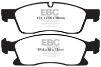 EBC 11+ Dodge Durango 3.6 Ultimax2 Front Brake Pads