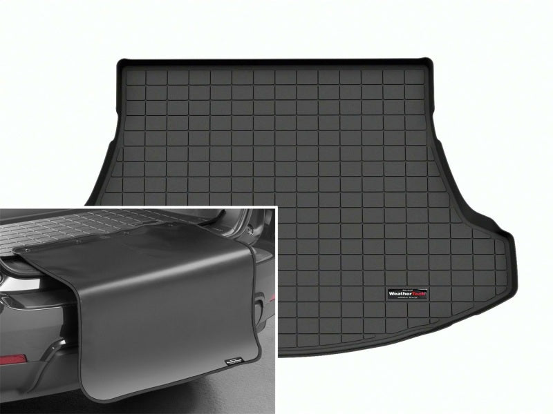WeatherTech 23-24 Lexus RZ Cargo Liner w/Bumper Protector Black