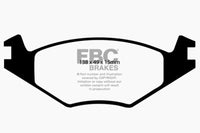 EBC 86-93 Volkswagen Cabriolet 1.8 Greenstuff Front Brake Pads