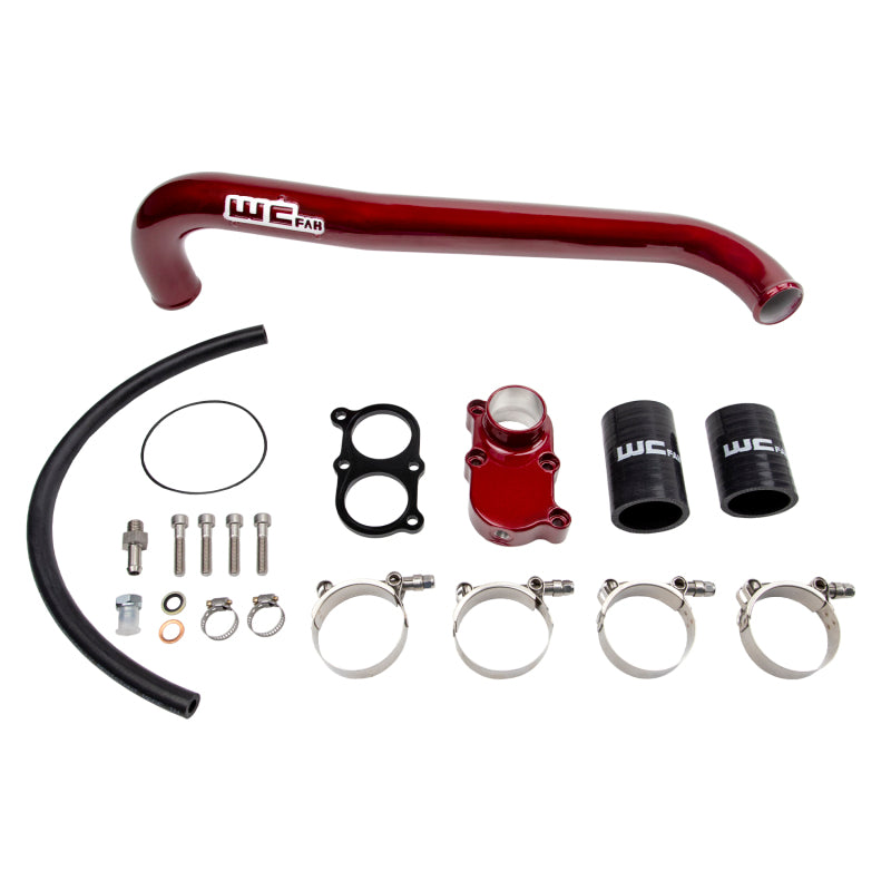Wehrli 01-05 GM Duramax LB7/LLY Thermostat Housing Kit - Sparkle Granny Smith