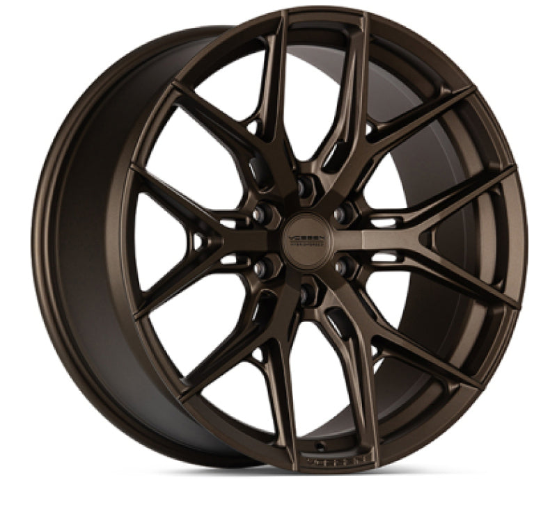 Vossen HF6-4 24x12 / 8x180 / ET44 / 124.3 / Ultra Deep - Terra Bronze Wheel