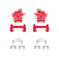 Power Stop 92-01 Honda Prelude Rear Red Calipers w/Brackets - Pair
