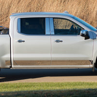 Putco 14-18 Chevy Silverado LD - Crew Cab - 5.5in Bed - 10pcs Stainless Steel Rocker Panels
