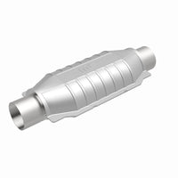 MagnaFlow Univ Cat Conv 2.25in Inlet/Outlet Ctr/Ctr Oval 12in Body L x 6.5in W x 16in Overall L