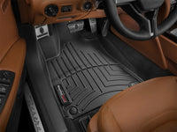 WeatherTech 2016+ Maserati Quattroporte Front FloorLiner - Black (1 Grommet Style)