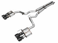 AWE 2024 Ford Mustang GT Fastback S650 RWD SwitchPath Cat-Back Exhaust w/ Quad Diamond Black Tips