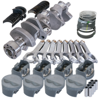 Eagle Chevy LT1 350 1Pc 3.480in Crank 5.700in H-Beam -5cc Flat Top 4.040in Pistons Rotating Assembly
