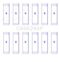 King Engine Bearings Mitsubishi 6G72 (Size 0.26) Connecting Rod Bearing Set