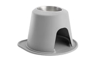 WeatherTech Pet Feeding System Single High 64oz 12in. Stainless Bowl - Light Grey