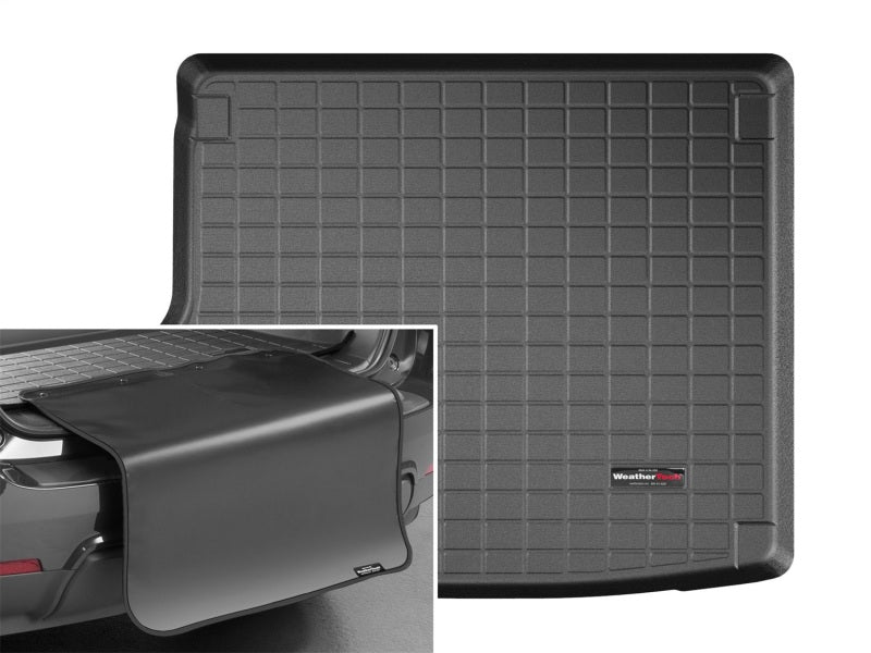 WeatherTech 2020+ Hyundai Ioniq Hybrid Cargo With Bumper Protector - Black