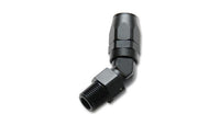 Vibrant -10AN Male NPT Straight Hose End Fitting - 1/2 NPT