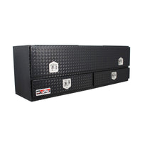 Westin/Brute High Cap 72in Stake Bed Contractor TopSider w/ Base Drawers - Textured Black