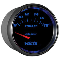 AutoMeter Gauge Voltmeter 2-5/8in. 18V Electric Cobalt