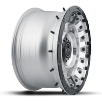 ICON Hammer Pro 17x8.5 / 5x5 / -6mm / 4.5in BS - Silver Machined