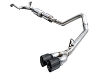 AWE Tuning 0FG Exhaust for 3rd Gen Toyota Tundra - Dual Diamond Black Tips