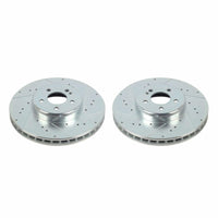 Power Stop 16-20 Mercedes-Benz GLC300 Front Evolution Drilled & Slotted Rotors - Pair