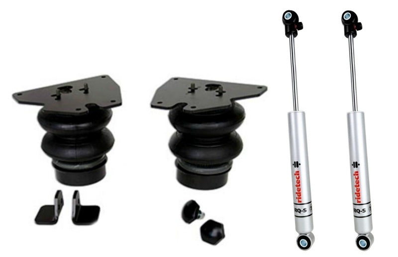 Ridetech 63-72 Chevrolet C10 Front Coolride Kit w/ RQ-S Shocks (Use w/ Stock Lower Arms)