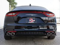 aFe Gemini XV 3in to Dual 2-1/2in 304 SS Cat-Back Exhaust w/ Cut-Out 18-21 Kia Stinger L4-2.0L (t)