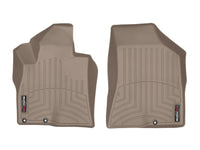 WeatherTech 2009 Hyundai Santa Fe w/ Driver Side Dual Floor Posts Front FloorLiner - Tan