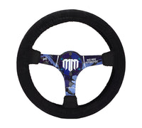 NRG Steering Wheel Cover - Black Stretch Micro Fiber w/ NRG Tag