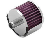 K&N 1.00in Flange ID x 3in OD x 2.5in Height Vent Filter