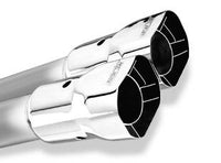 Borla Universal Polished Tip Single Square Angle-Cut Intercooled (inlet 2 1/2in. Outlet 2 7/8 x 2 3/
