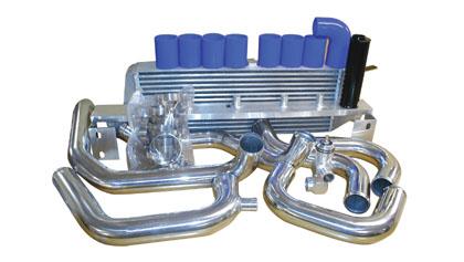 Turbo XS Front Mount Intercooler Pipe Kit Black Silicone for 03-07 Mitsubishi Evo 8/9