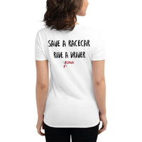 SAVE A RACECAR Women's short sleeve t-shirt